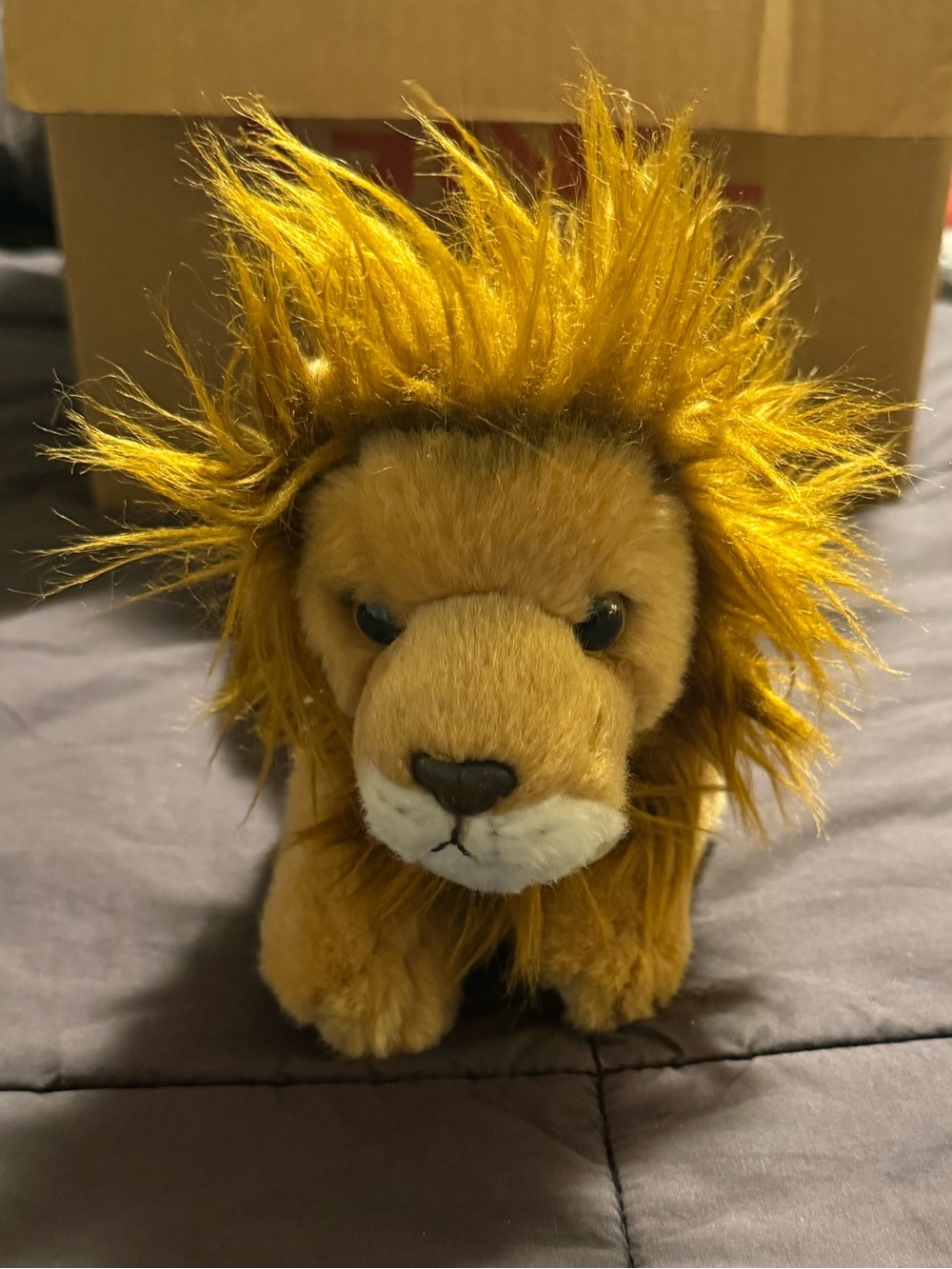 Miyoni Aurora Stuffed Lion 10 Inches Handmade Plush Toy